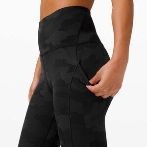 lululemon Align™ High-Rise Legging with Pockets 25" - Black/Gray Camo